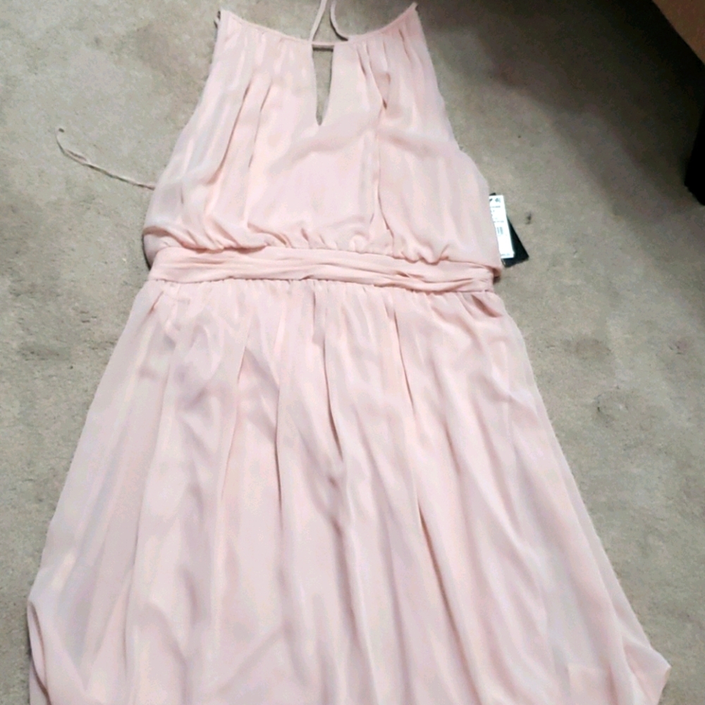 Adrianna Papell Rose gold dress cocktail